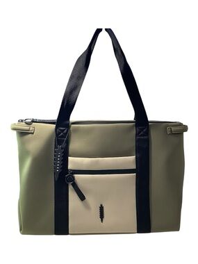 New Thacker Carey Tote Large Bag Olive Green Fabric Travel Vacation Luggage